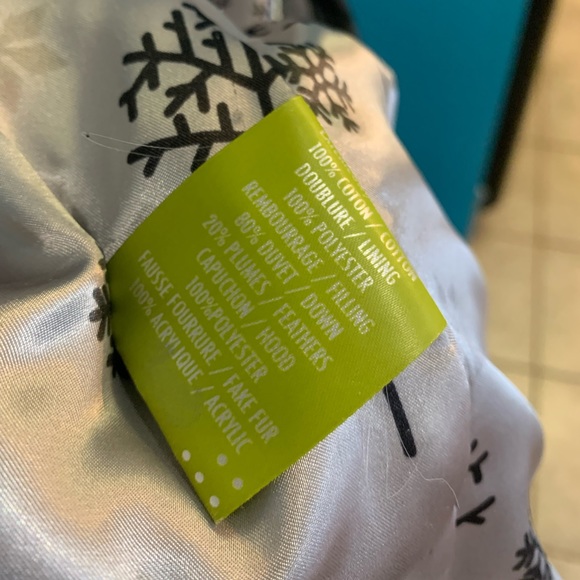 Soia & Kyo, Gray down puffer. Detachable hood, fake fur - Picture 13 of 16